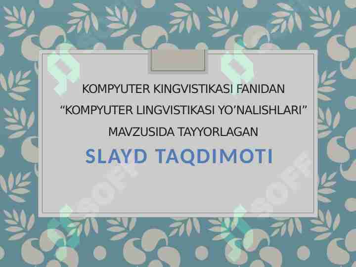Product slide 1