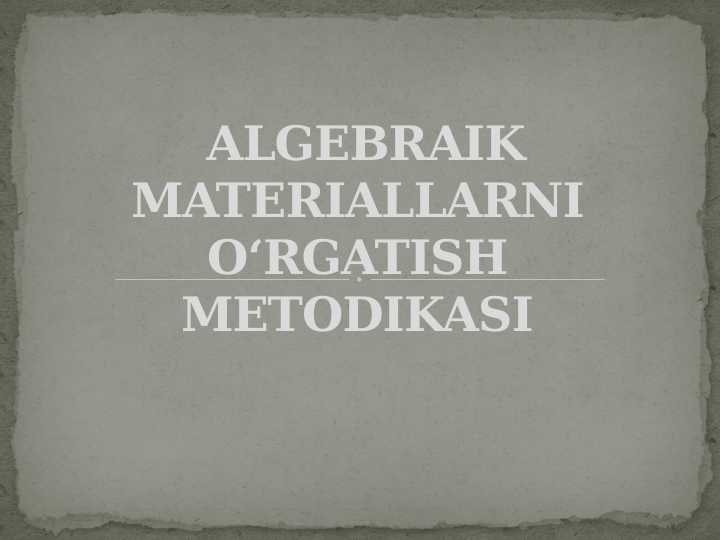 Product slide 1
