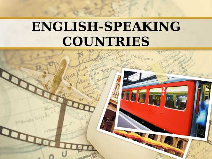 ENGLISH-SPEAKING COUNTRIES