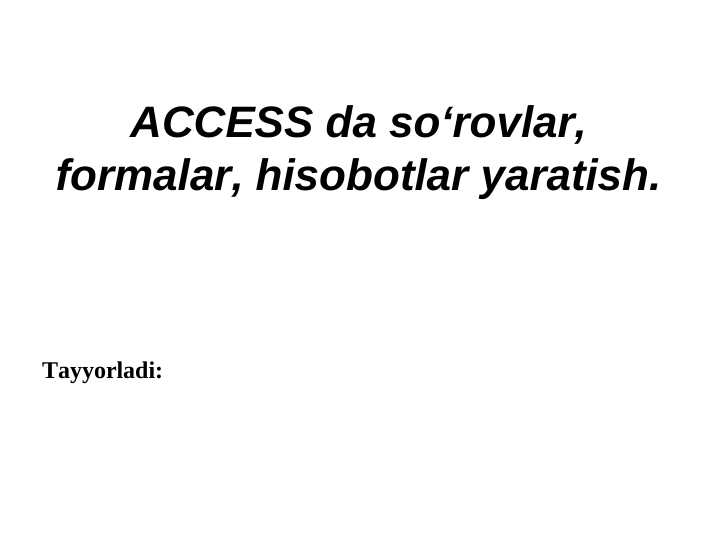 Product slide 1