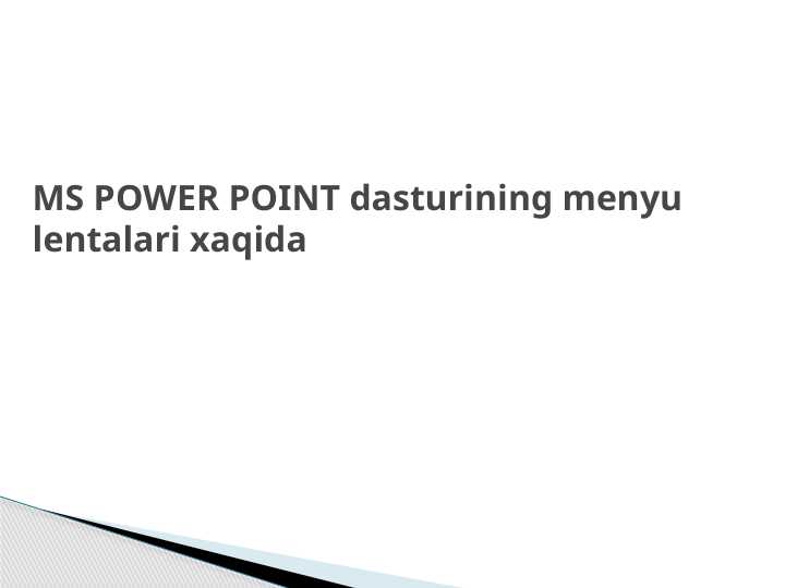 Product slide 1
