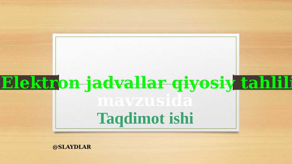 Product slide 1
