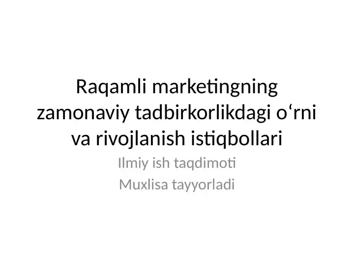 Product slide 1