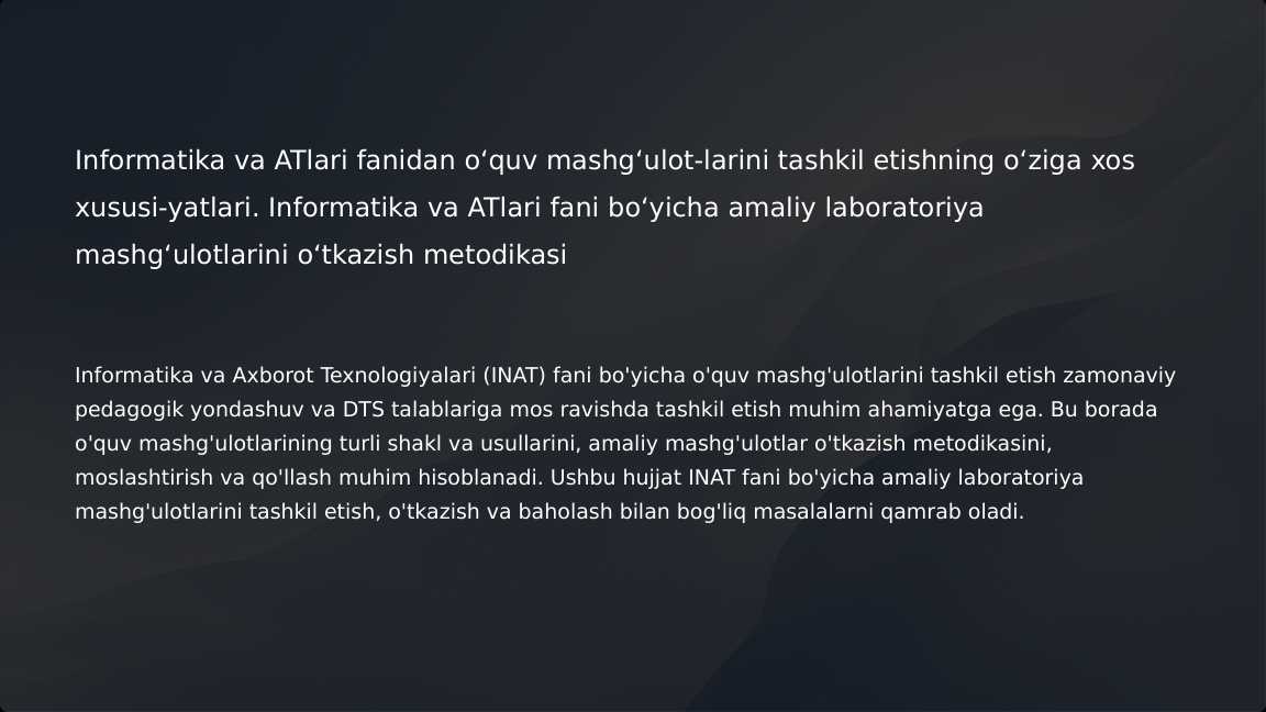 Product slide 1