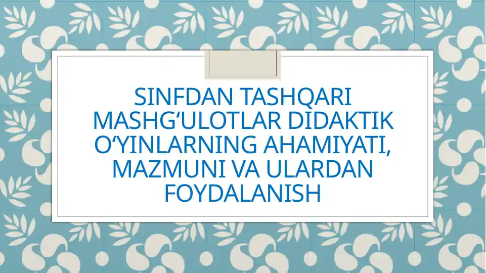 Product slide 1