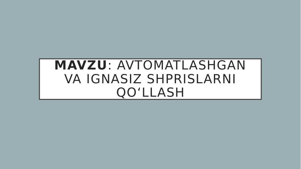 Product slide 1