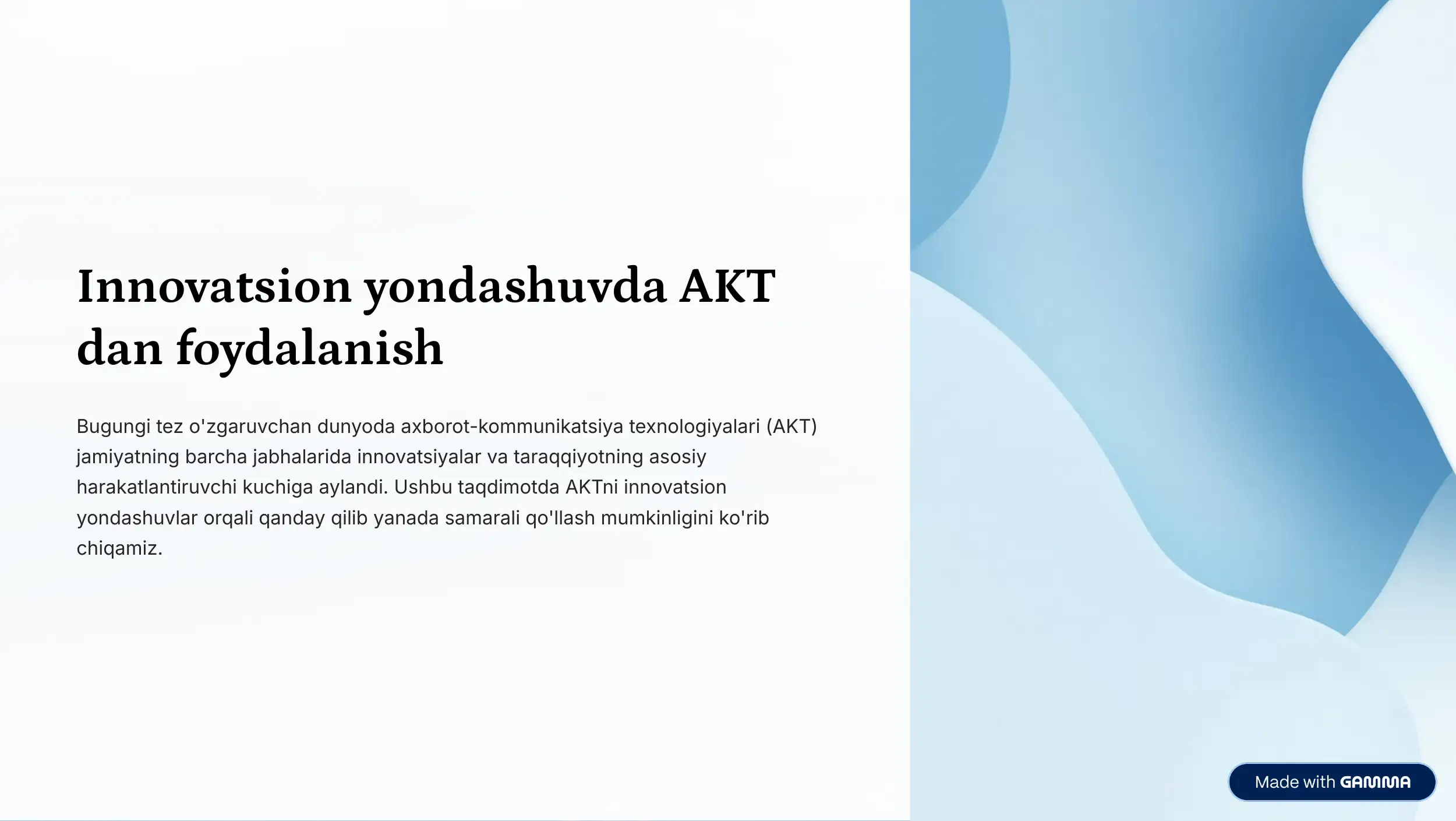 Product slide 1