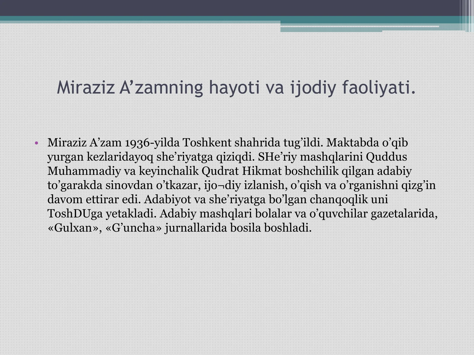 Product slide 1