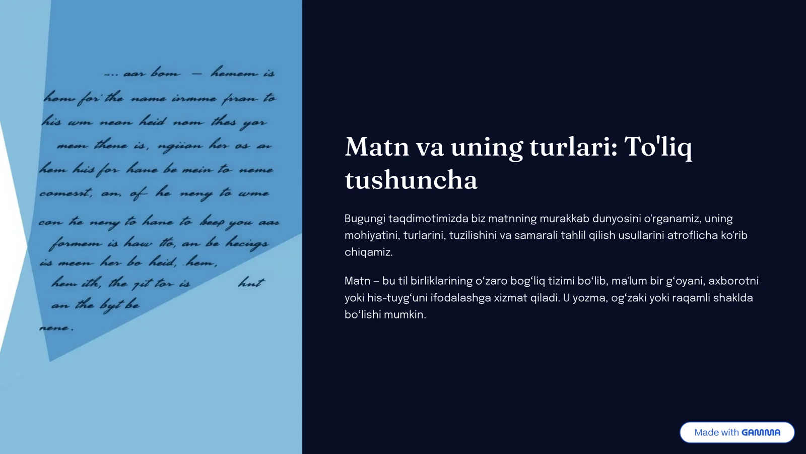 Product slide 1