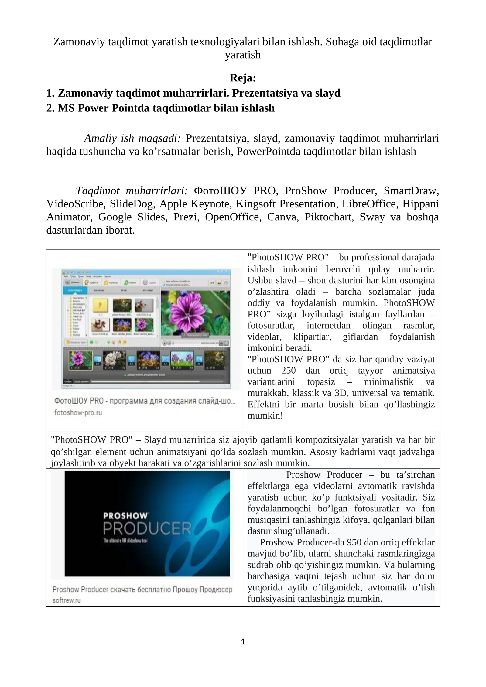 Product slide 1