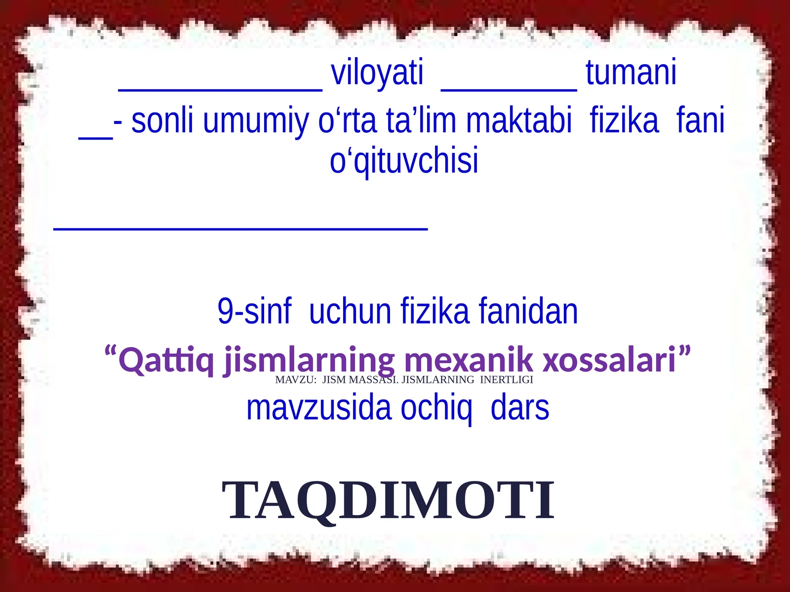 Product slide 1