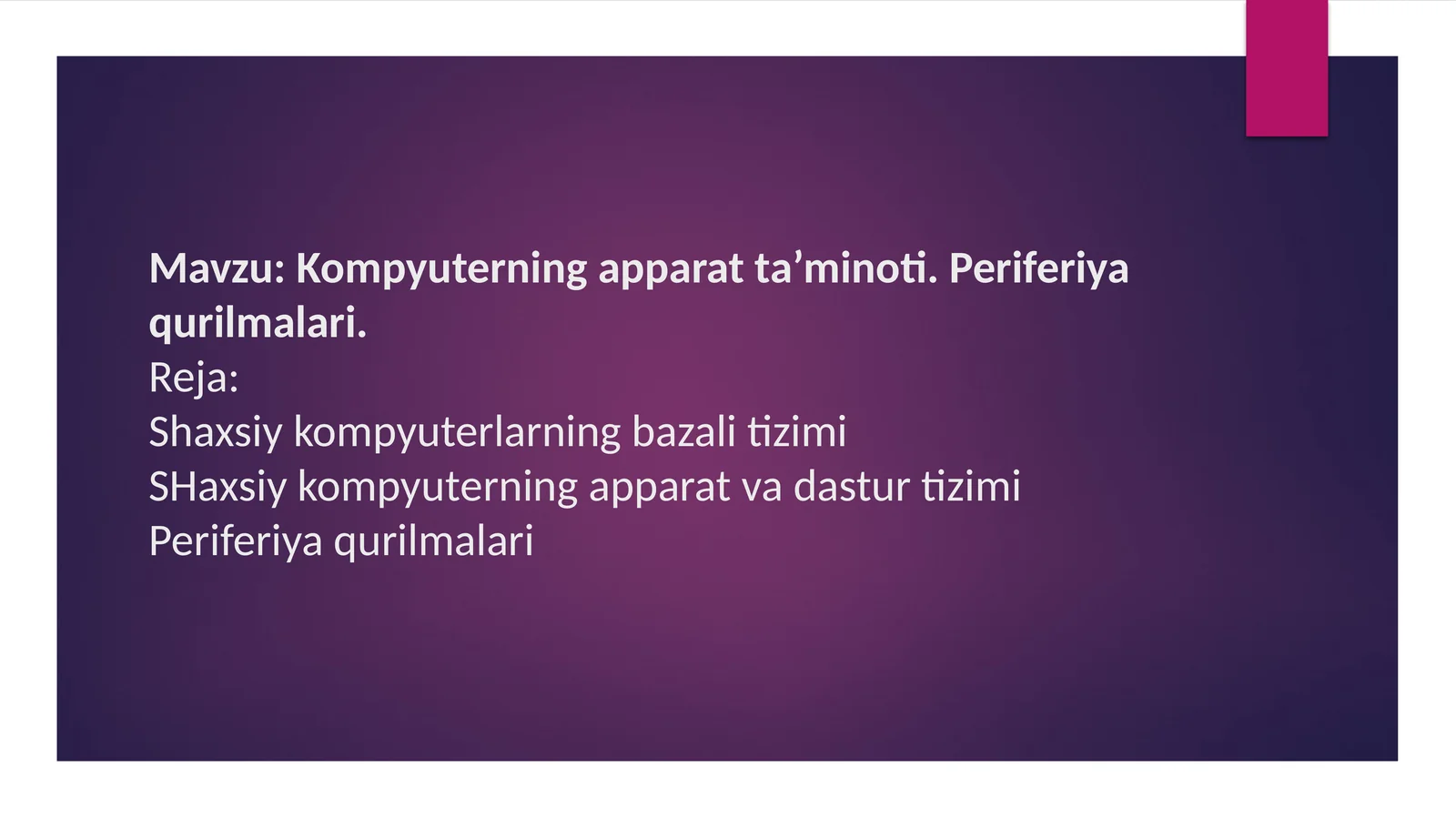 Product slide 1