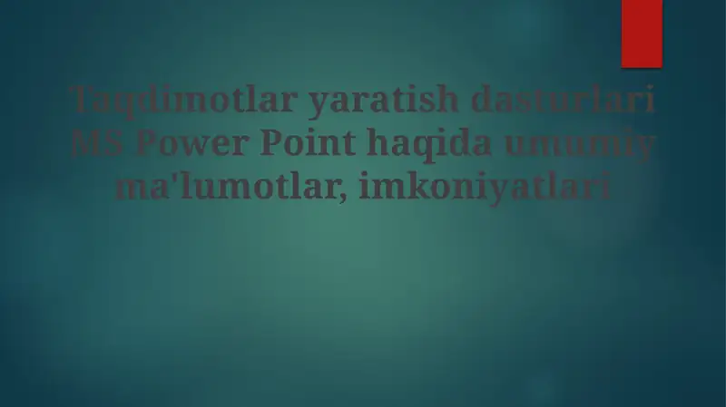 Product slide 1