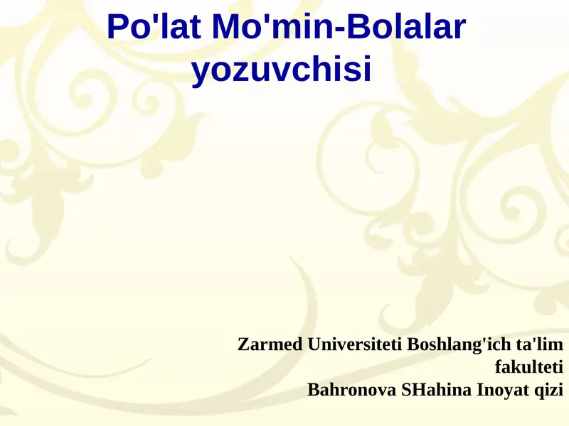 Product slide 1