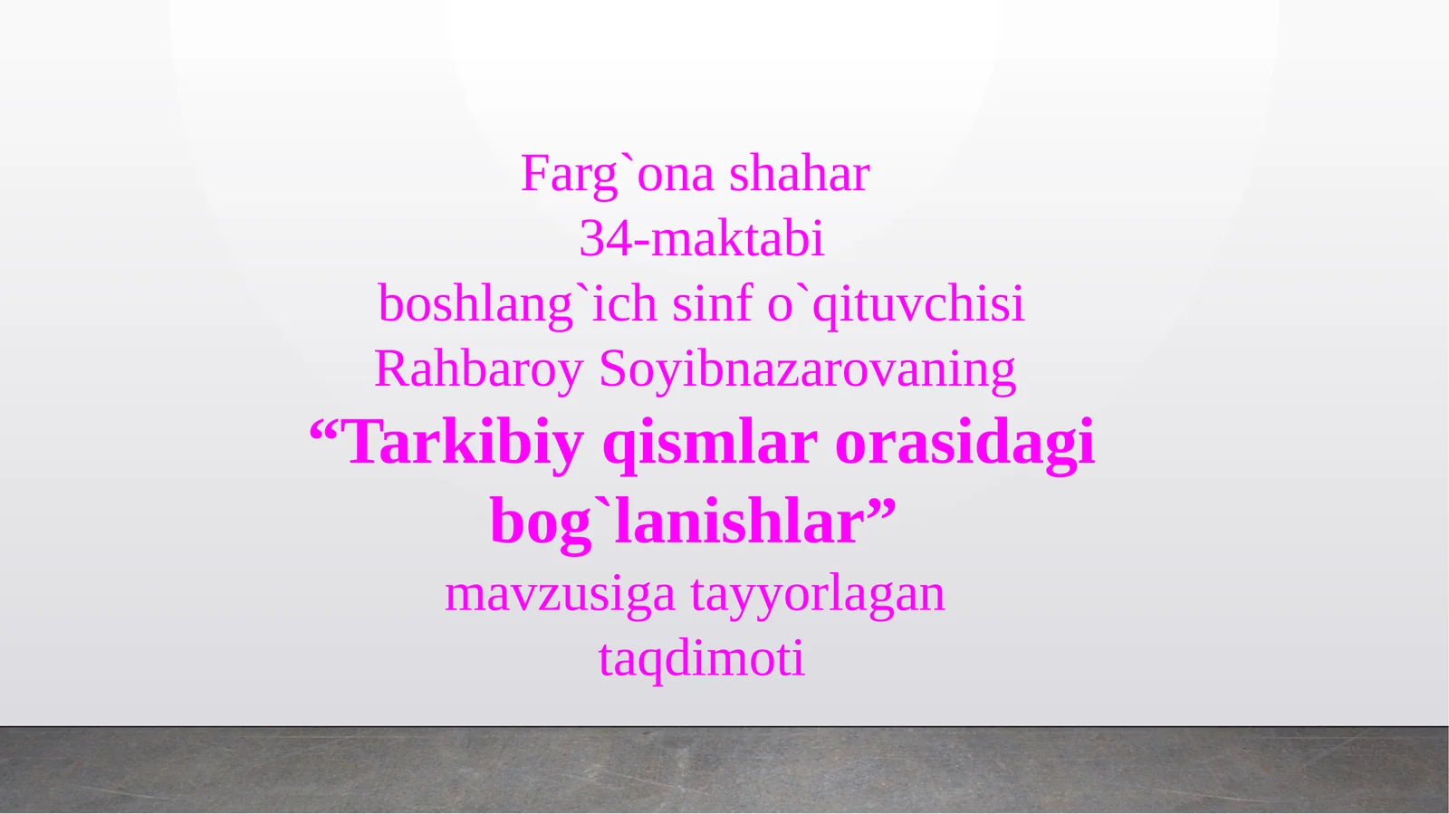 Product slide 1