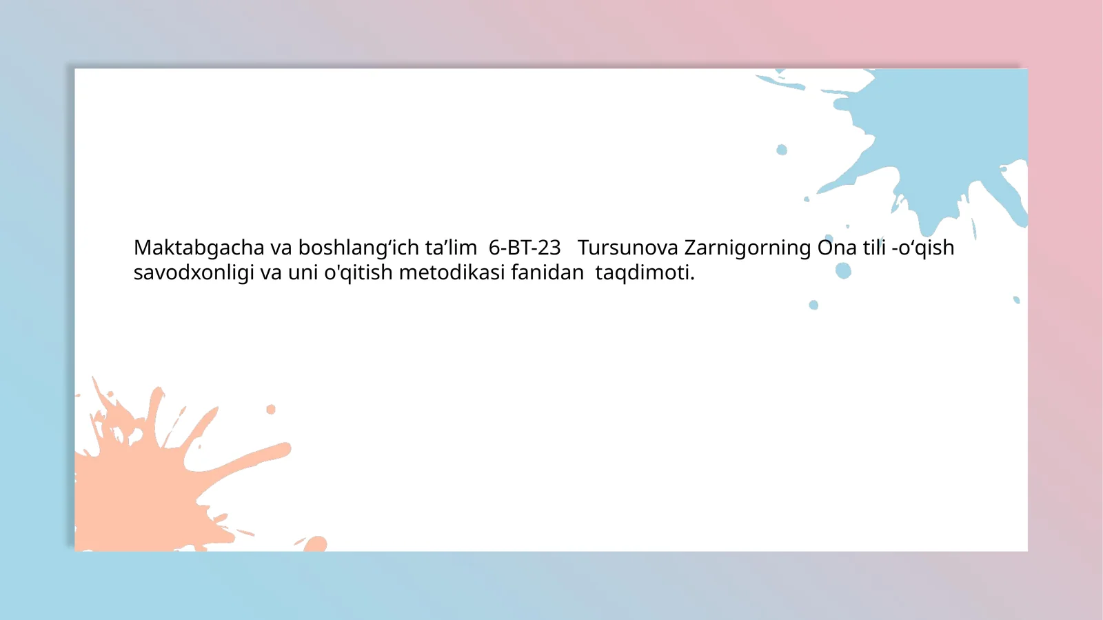 Product slide 1