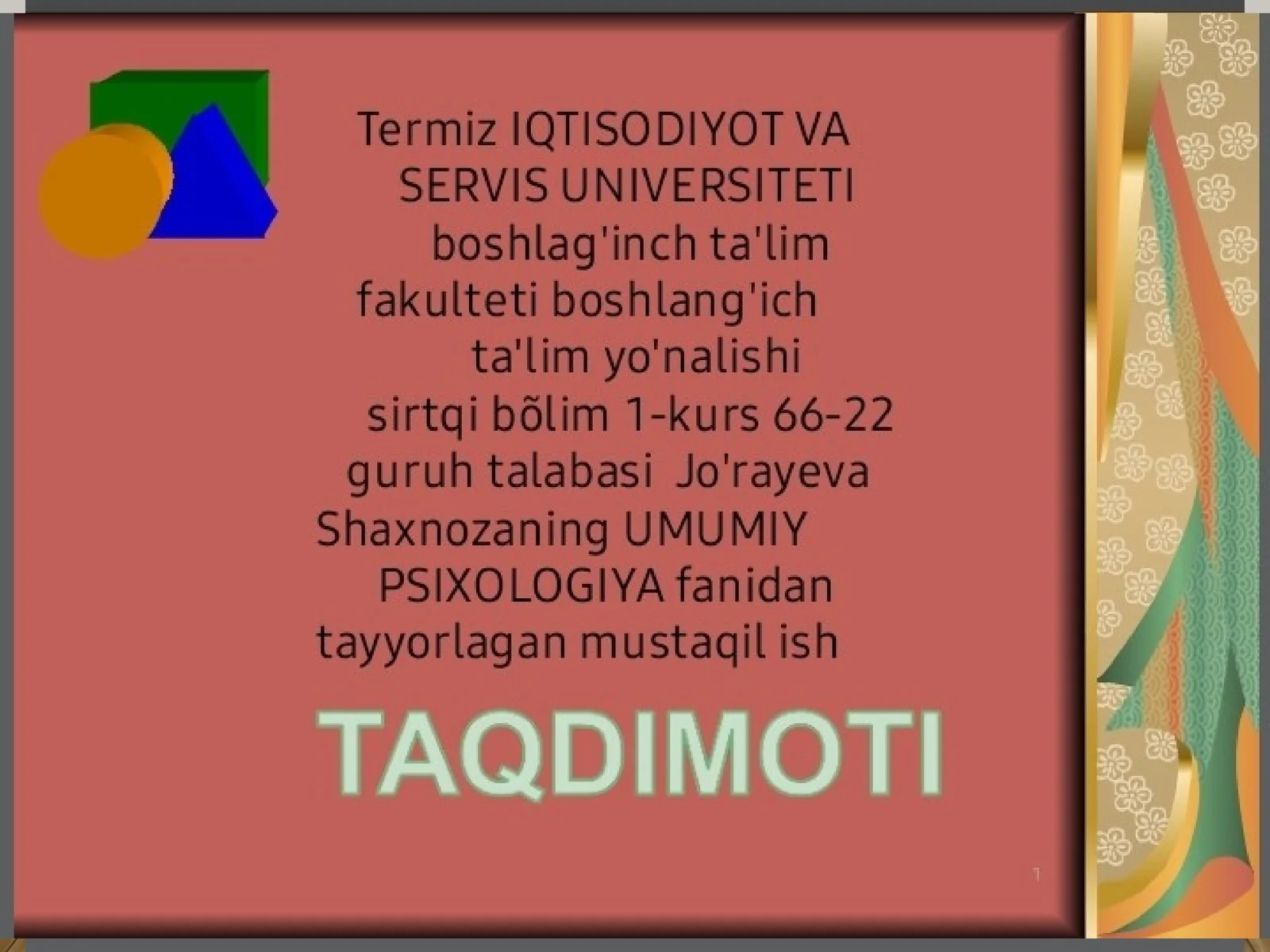 Product slide 1