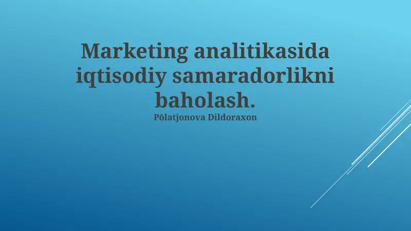 Product slide 1