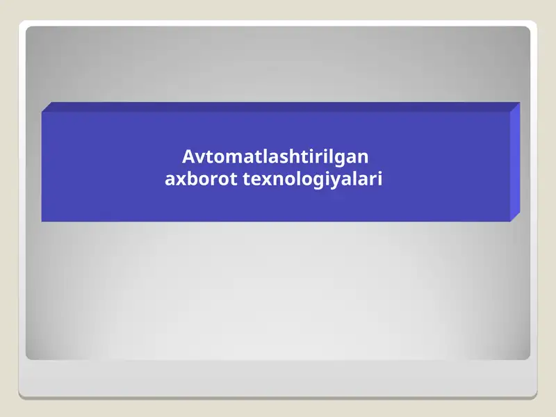 Product slide 1