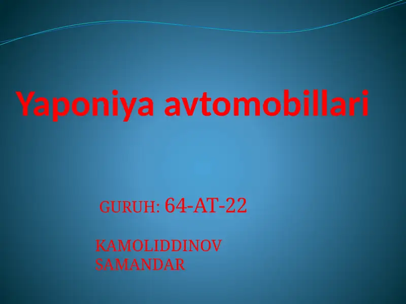 Product slide 1