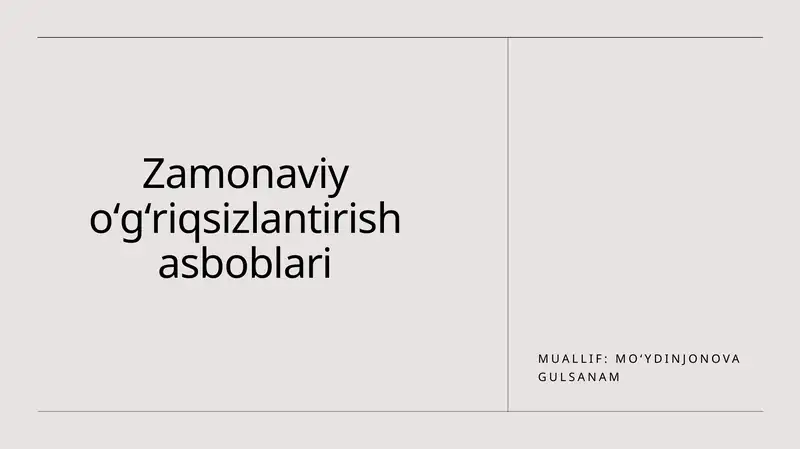 Product slide 1