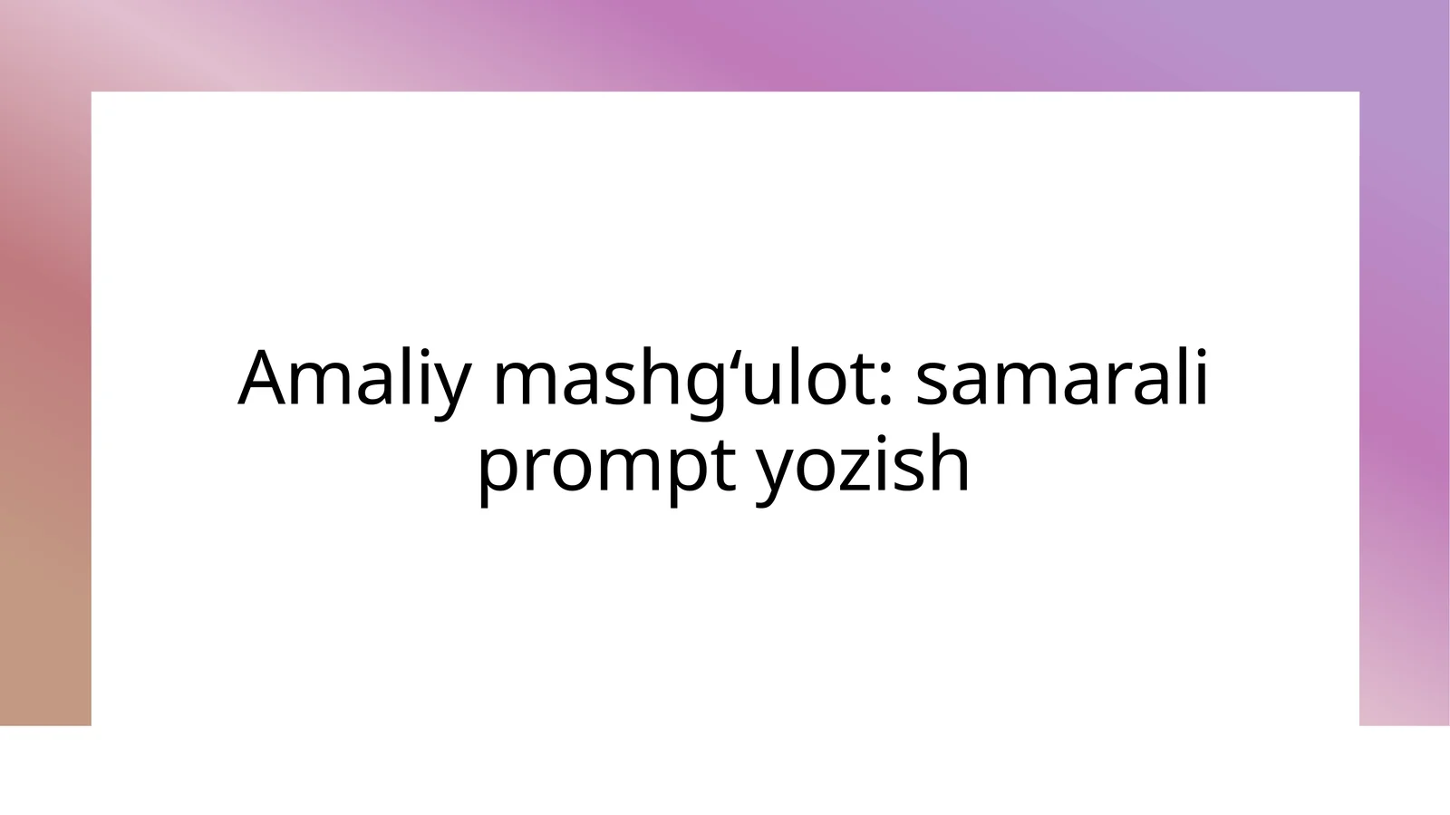 Product slide 1