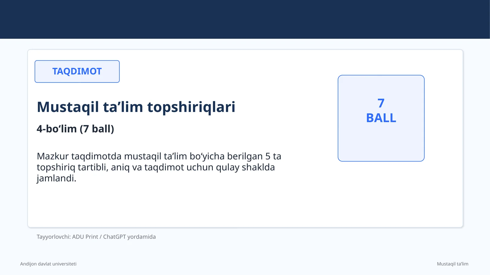 Product slide 1