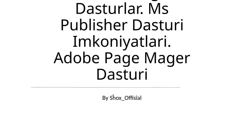 Product slide 1