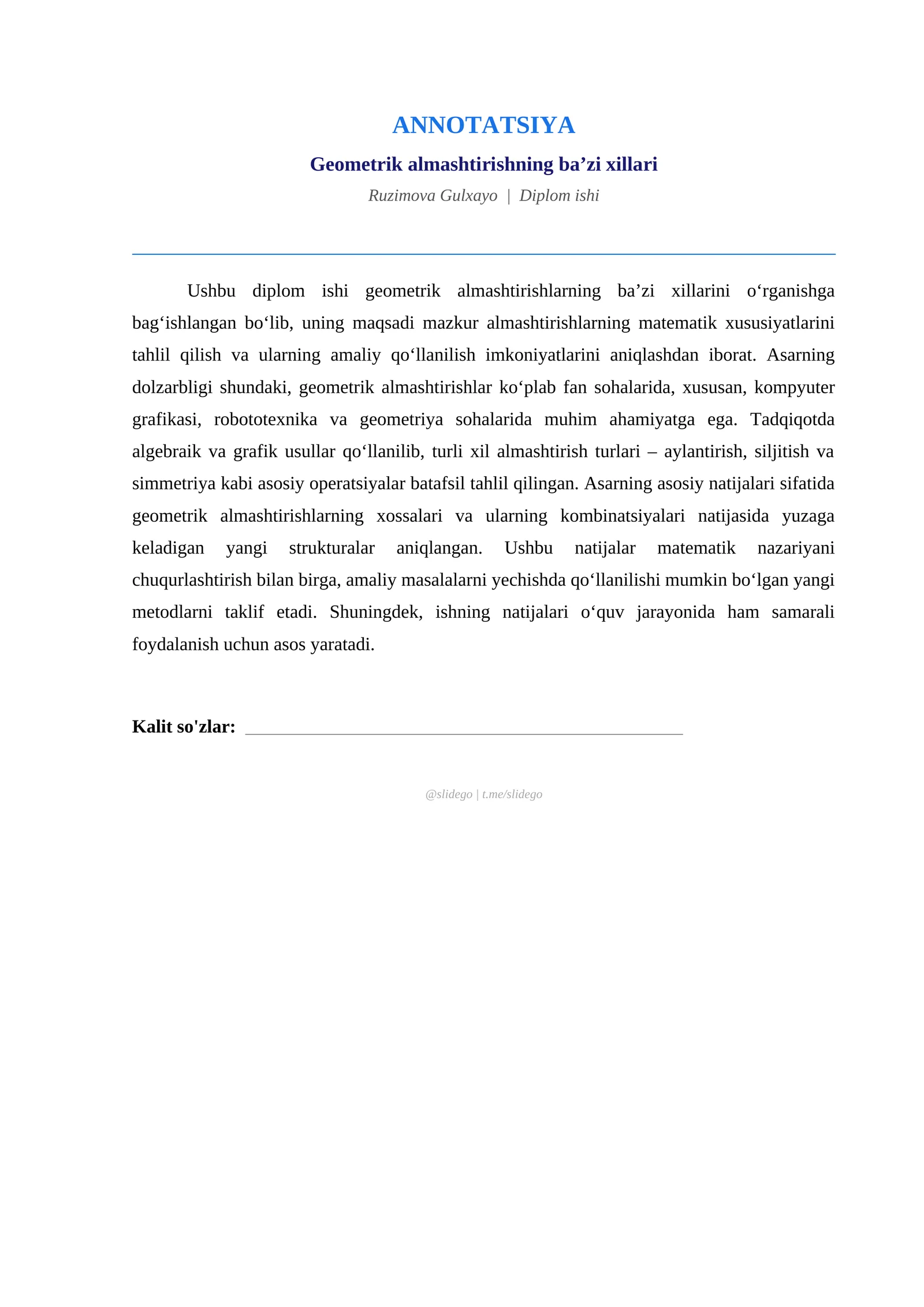 Product slide 1