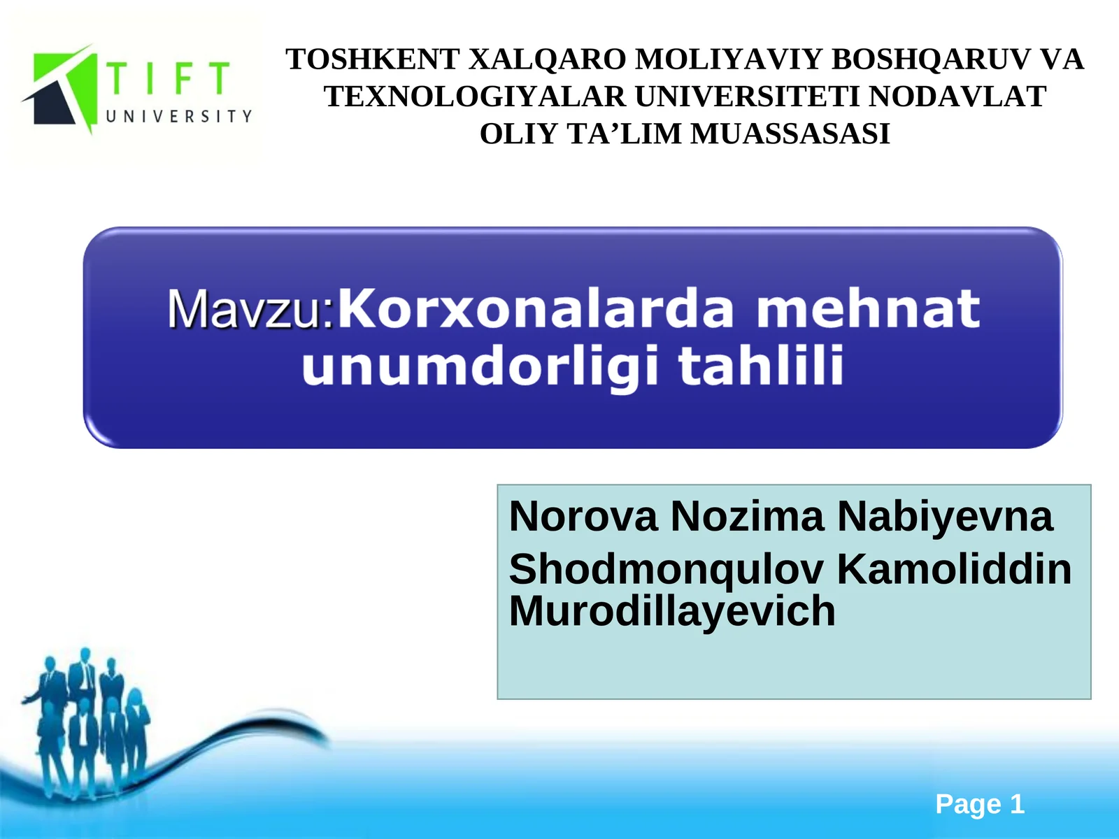Product slide 1