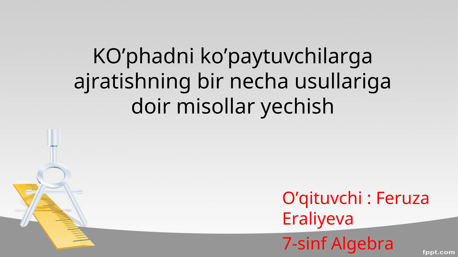 Product slide 1