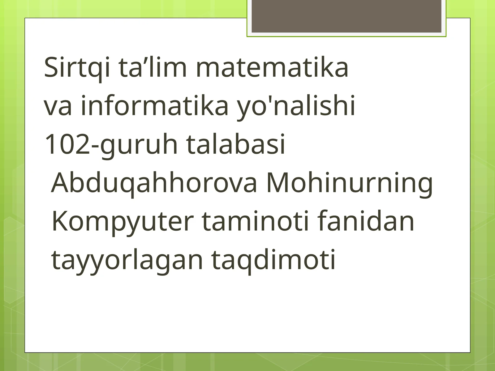 Product slide 1