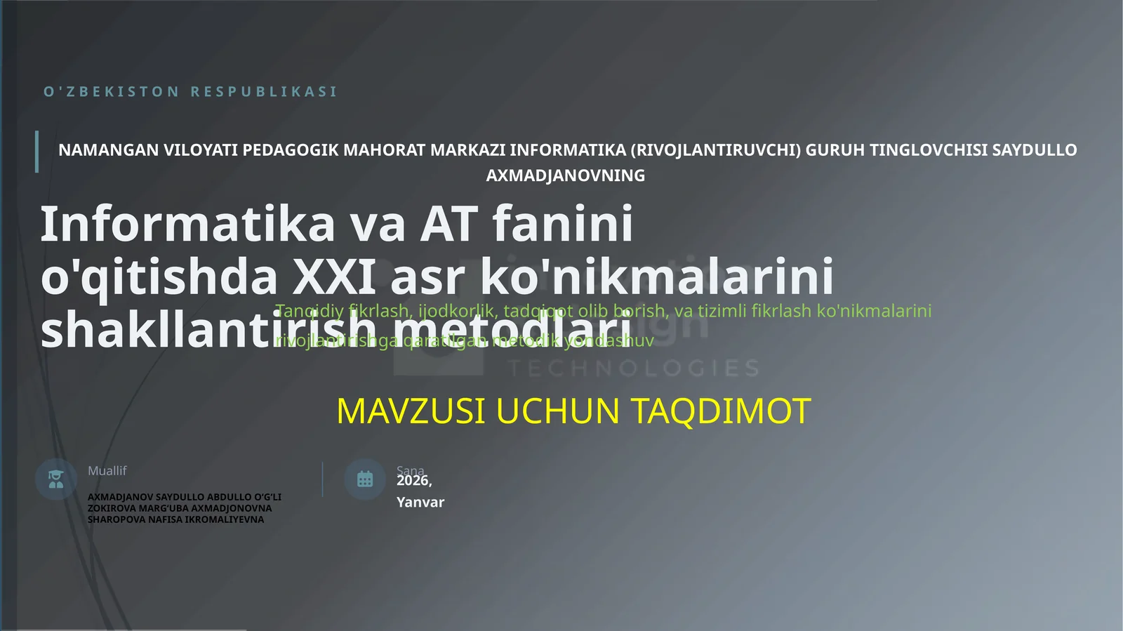 Product slide 1