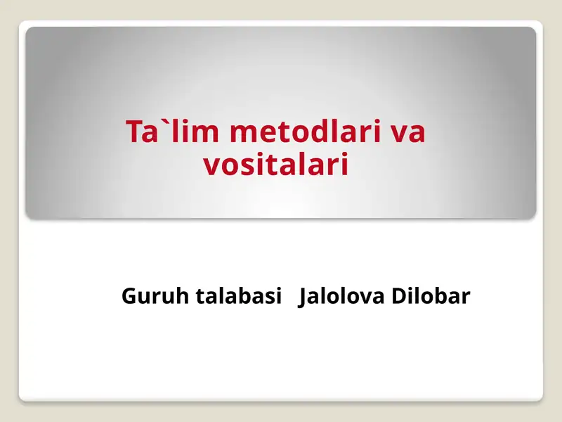 Product slide 1