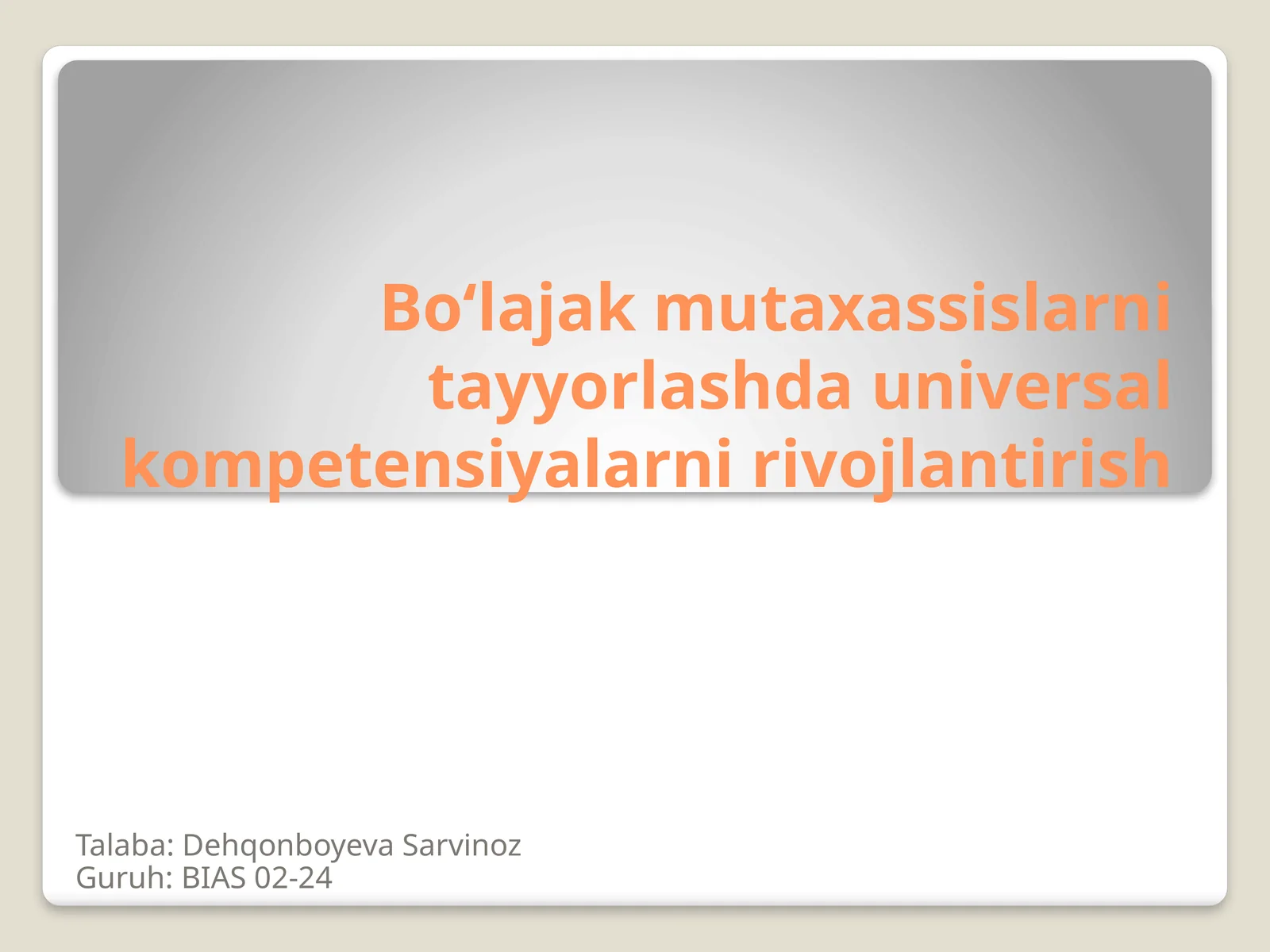 Product slide 1