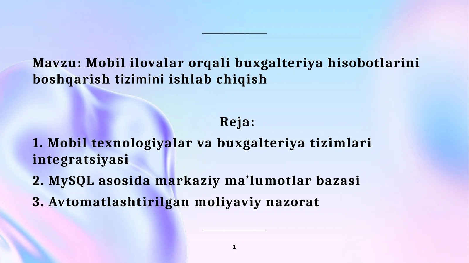 Product slide 1