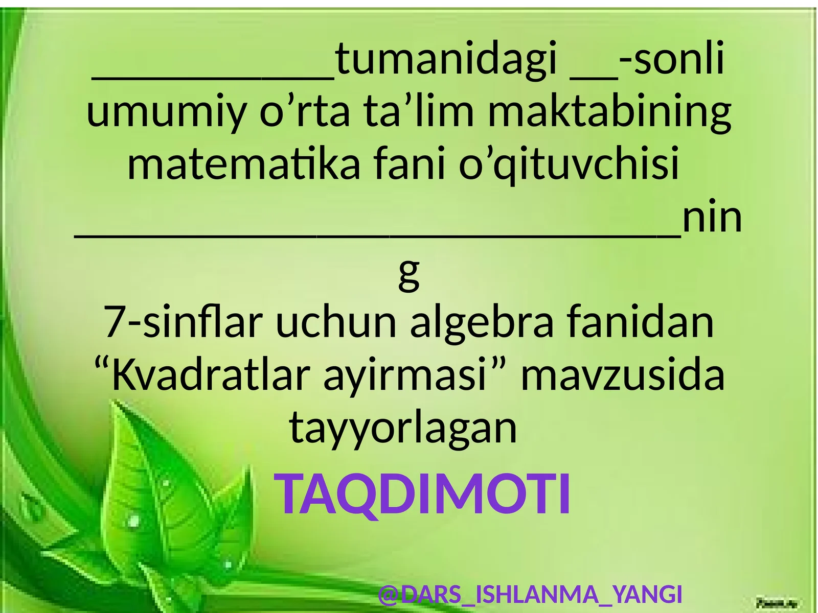 Product slide 1