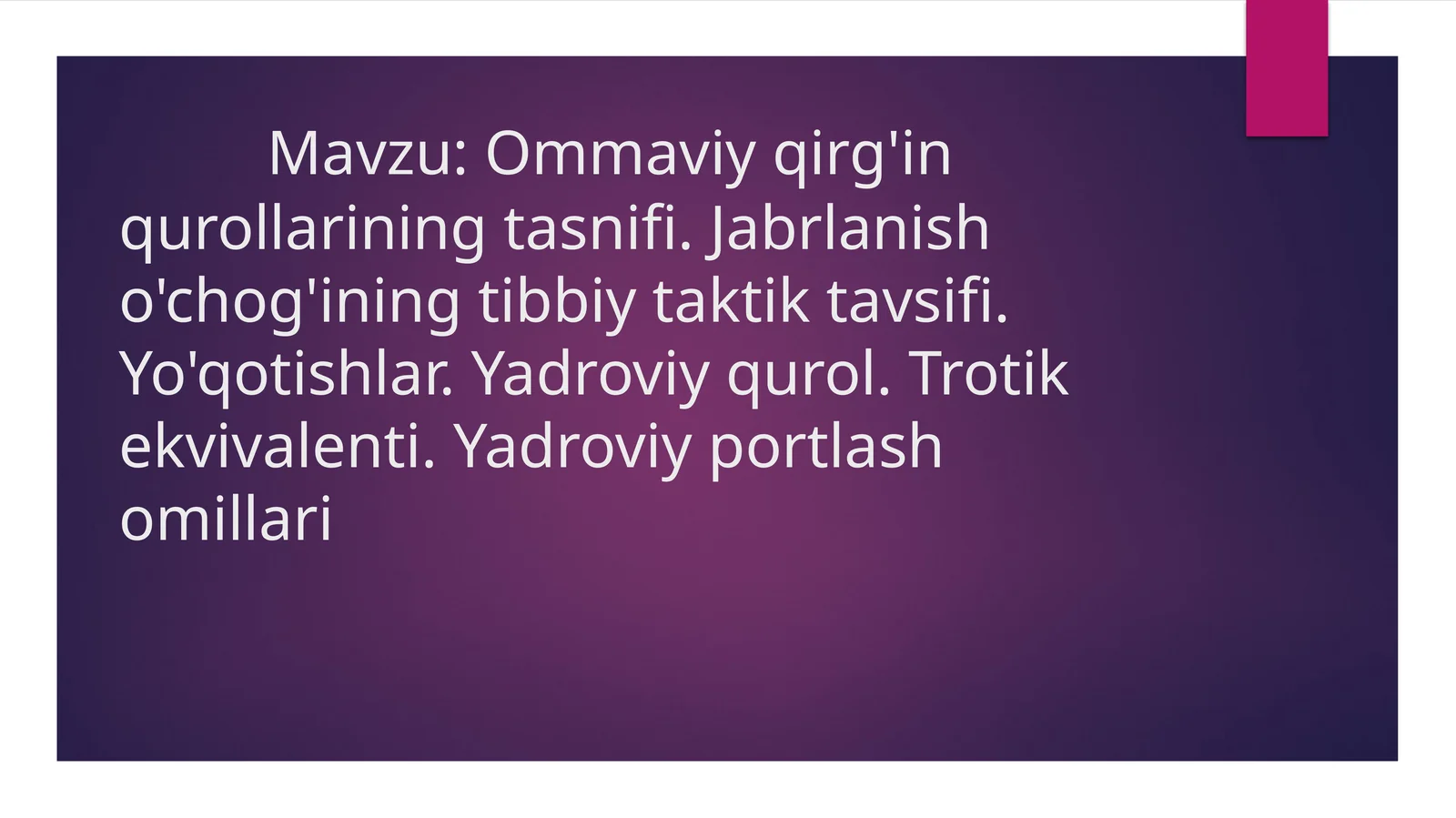 Product slide 1