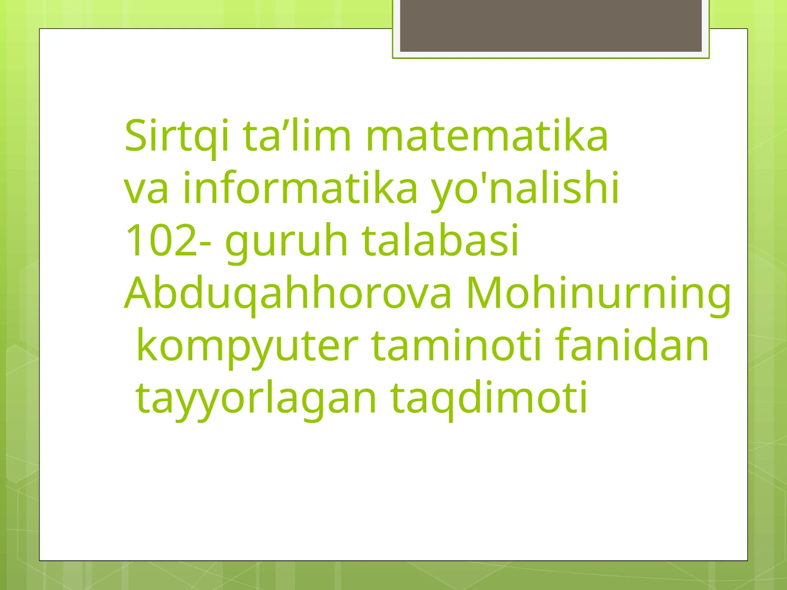 Product slide 1