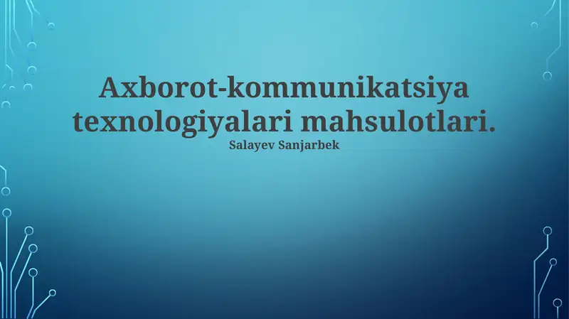 Product slide 1