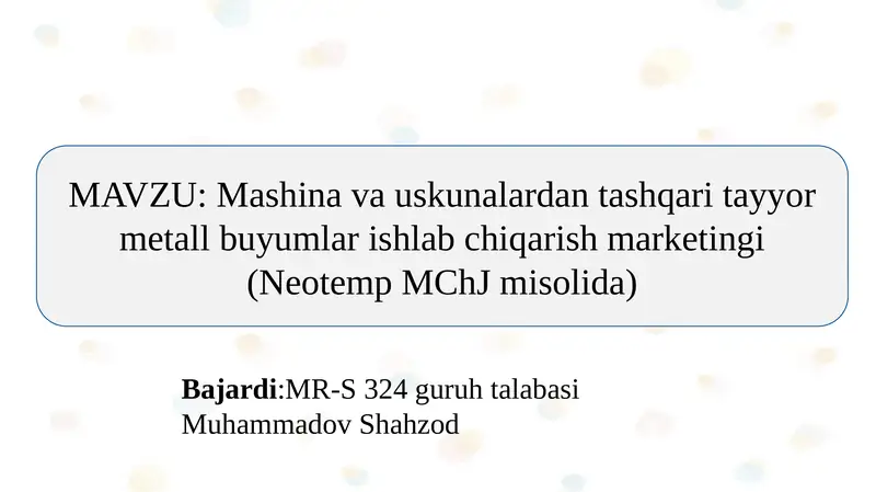 Product slide 1