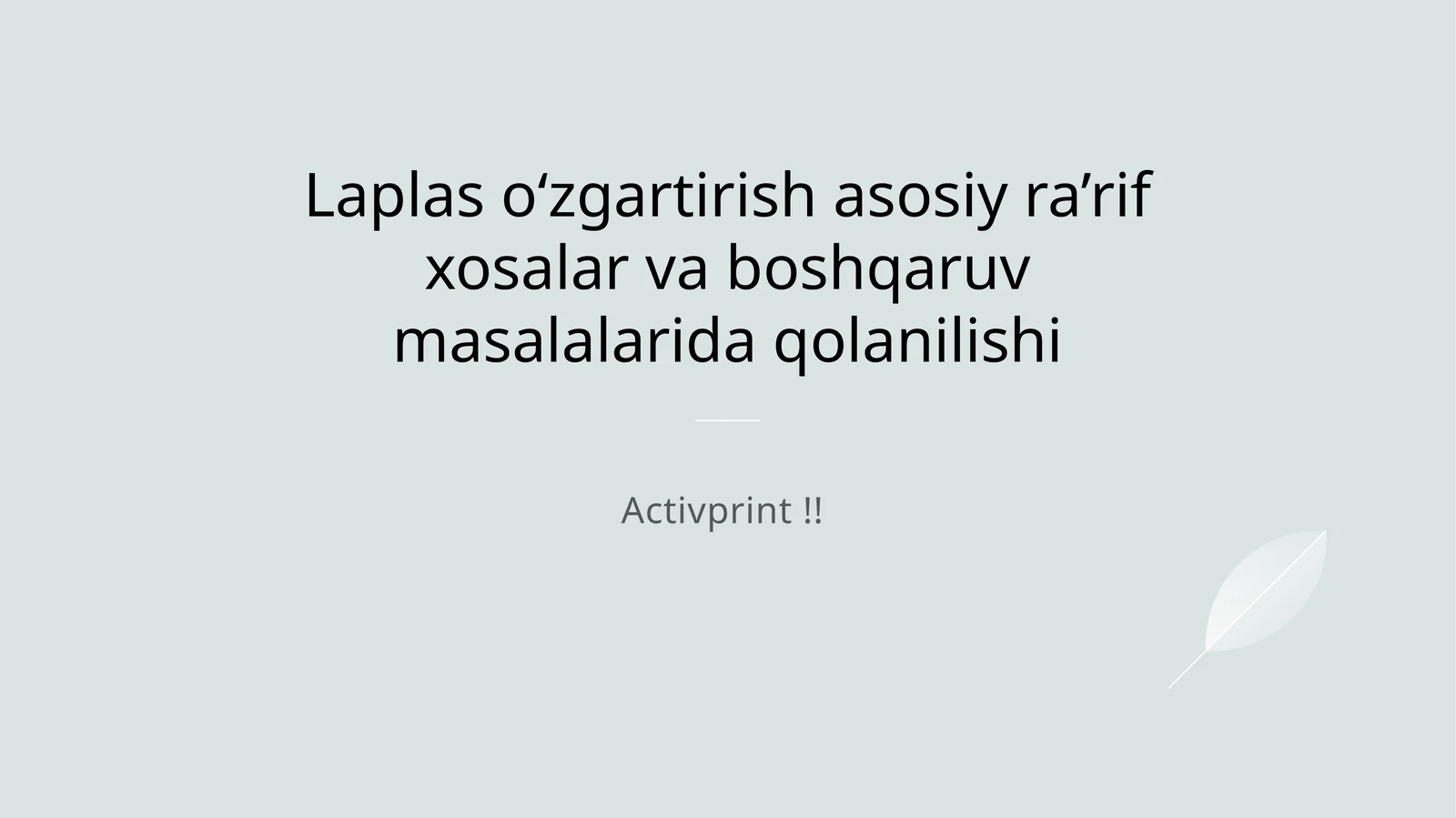 Product slide 1