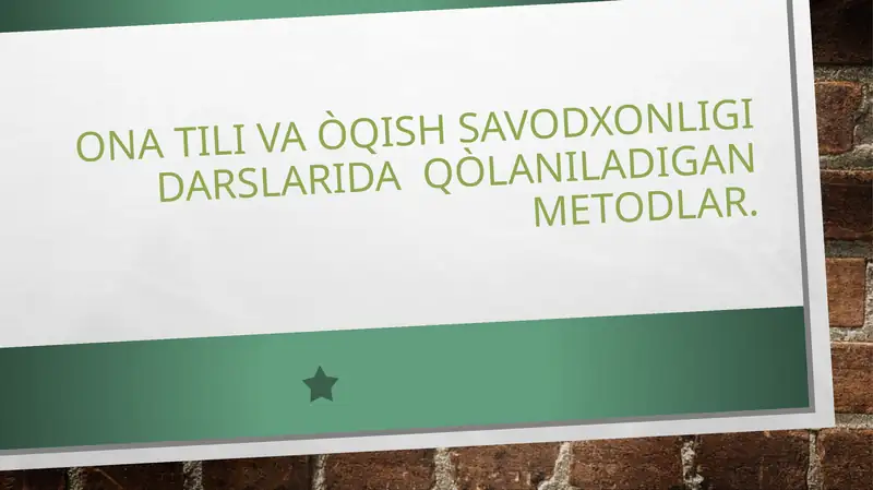 Product slide 1