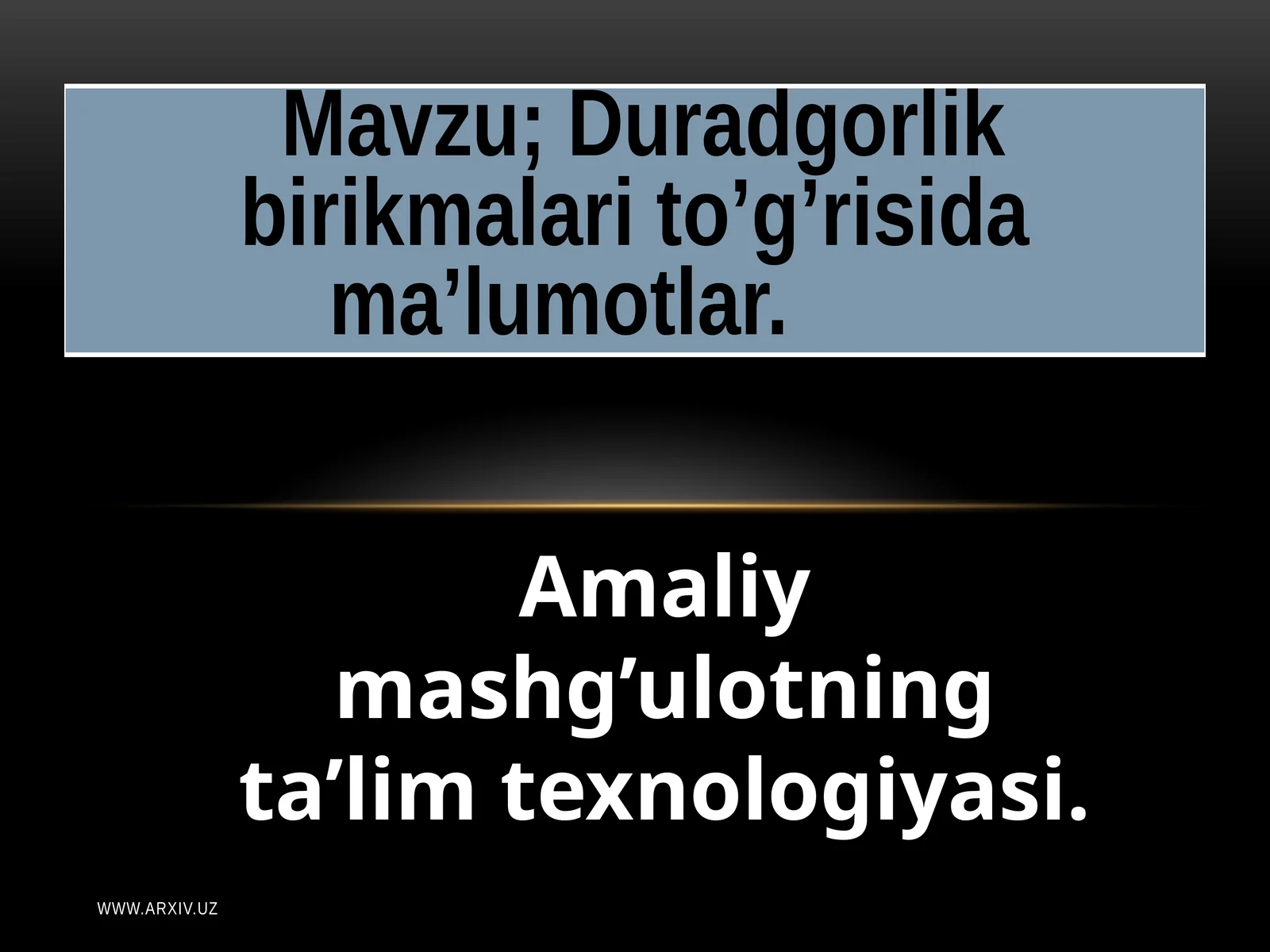Product slide 1
