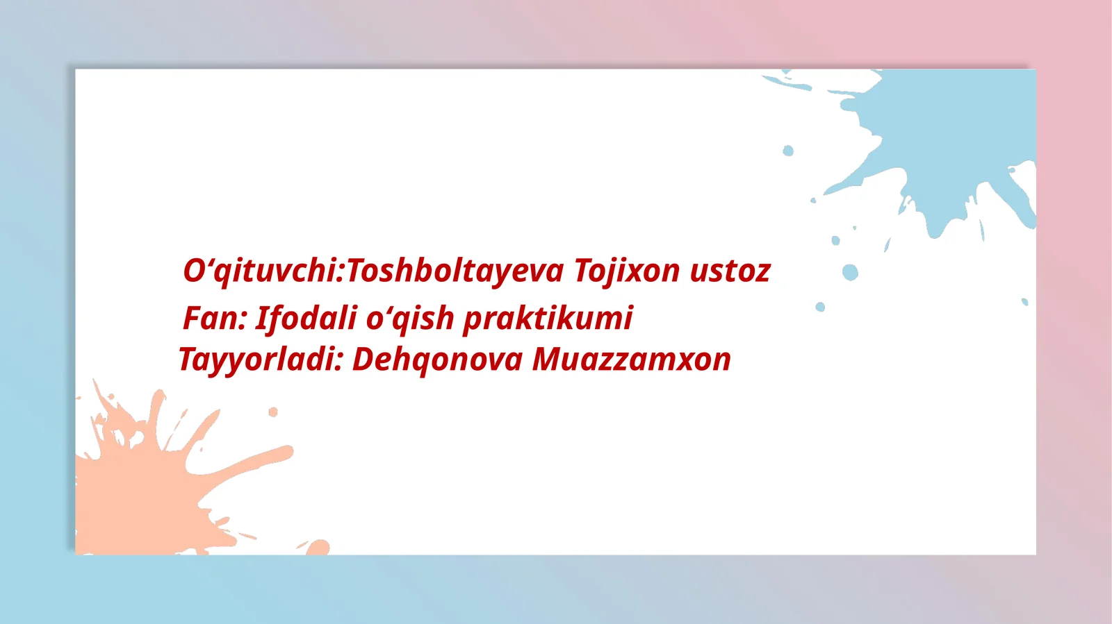 Product slide 1