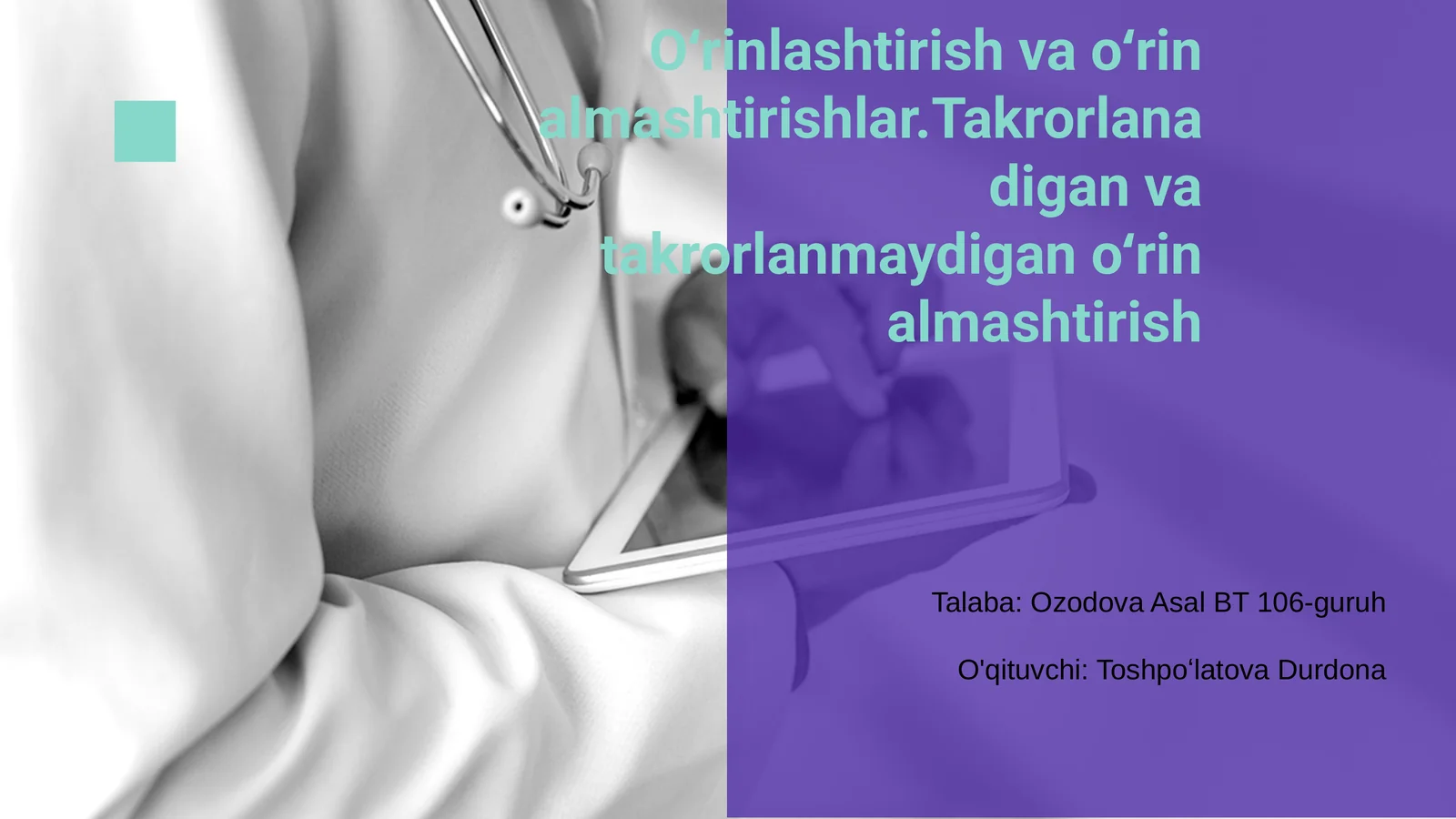 Product slide 1