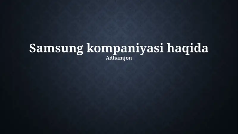 Product slide 1