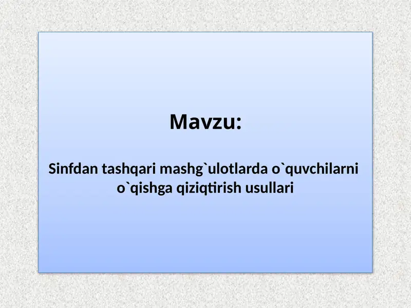 Product slide 1