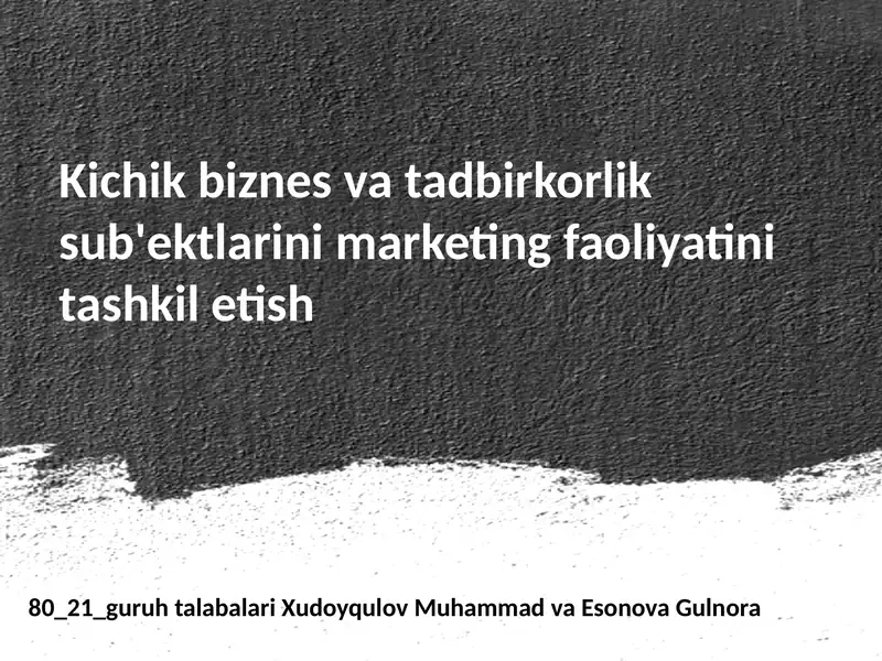 Product slide 1