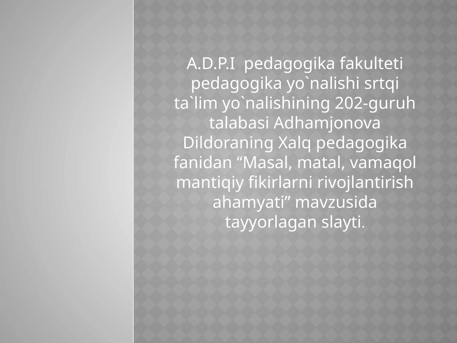 Product slide 1
